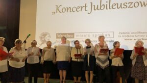 Koncert jubileuszowy - występ chóru