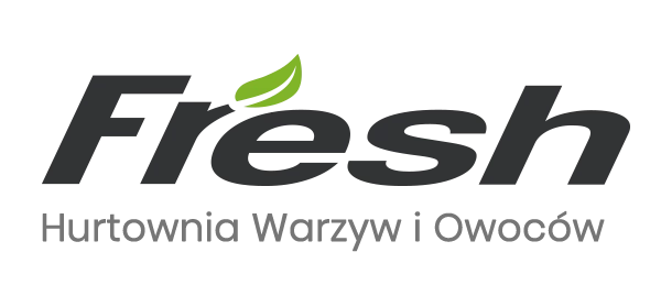 Logo z napisem Fresh hurtowania warzyw i owoców