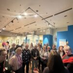 Członkowie koła Jelenia Góra podczas wizyty we Wrocławiu w muzeum etnograficznym